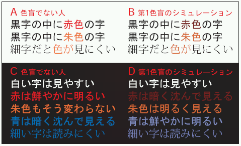 見え ない 病気 色 が