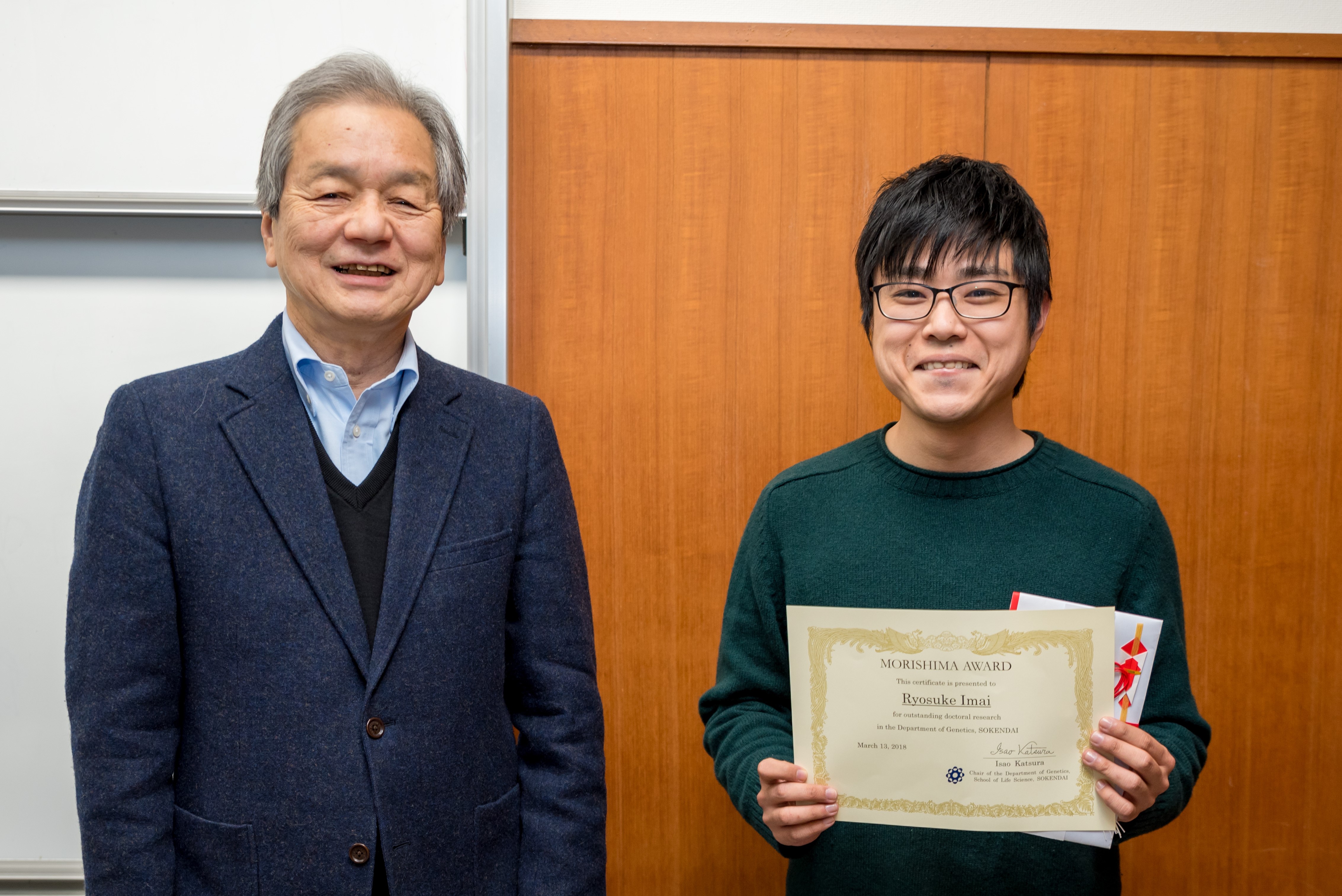 今井さん（右）と所長