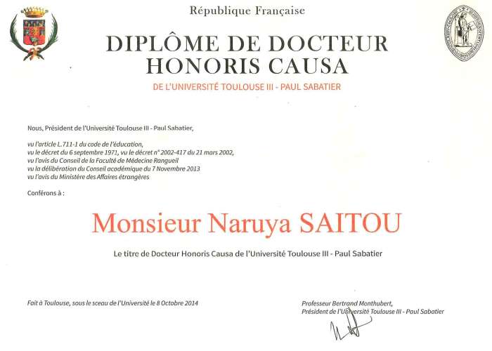 Docteur Honoris Causa
