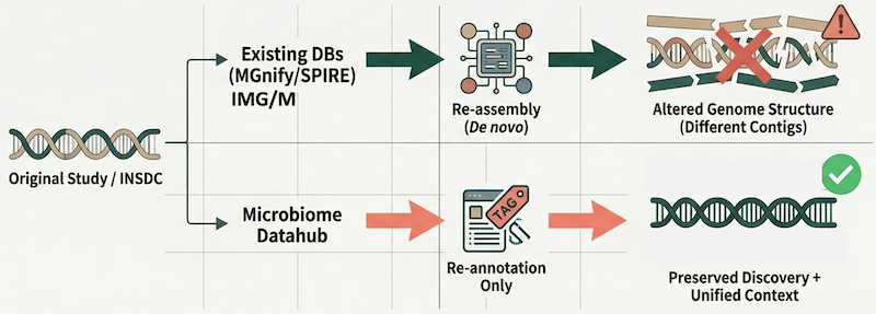 メタゲノム由来ゲノムを収集・整理した統合データベース「Microbiome Datahub」を開発